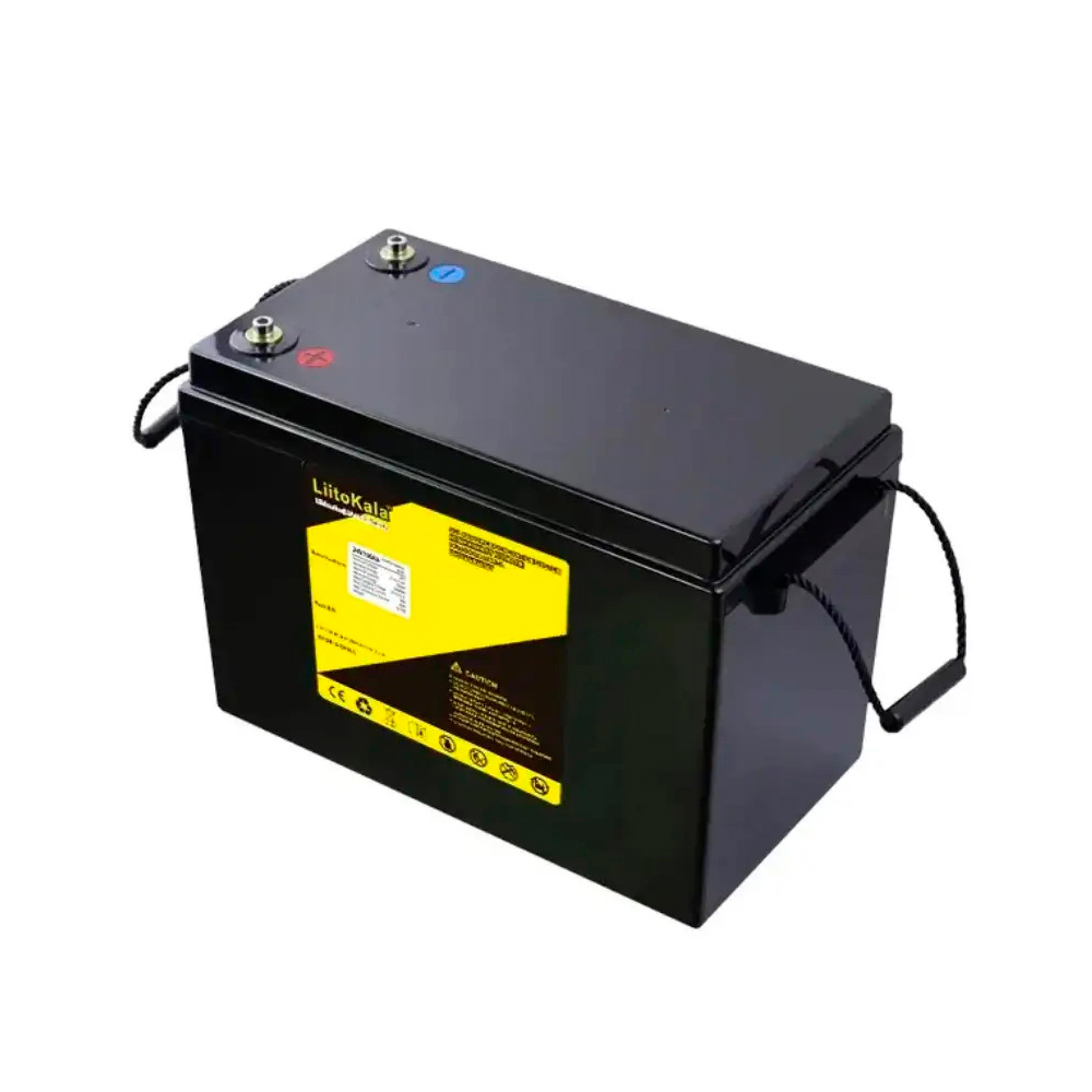44170 Акумуляторна батарея LiitoKala LiFePO4 24V(29,2V) 100Ah BMS(20(100) / 100A), (355*245*180mm), 16kg - Зображення 1
