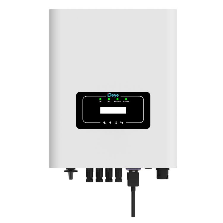 44347 Мережевий сонячний інвертор трифазний (on-grid) Deye SUN-10K-G06,10 кВт, 2 МРРT(120-1000V), WiFi, RS485 / RS232, IP65, (283×525×178mm), 11,5 кг - Зображення 1