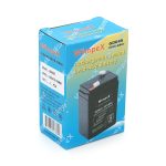 Акумуляторна батарея Wimpex WX-645 6 V 5Ah (70 x 47 x 100 (105)), 0.60 kg, Black, Q20 - Зображення 2