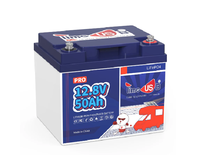 44798 Акумуляторна батарея TimeUsb LiFePO4 12,8V 50Ah 640Wh(50 / 50A), заряд 14,4В / 10А, (198 x 166 x 170мм) , 5kg, Q1 - Зображення 1