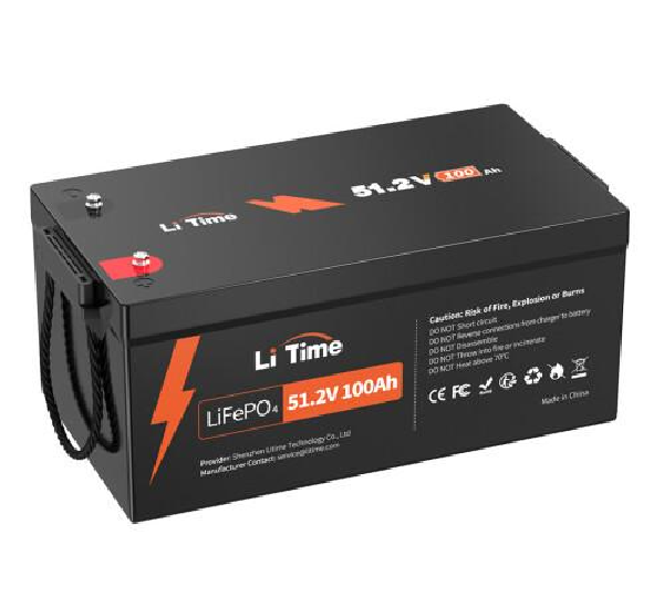Акумулятор Li-TIME LiFePO4 BASIC 51,2V 100Ah 5120Wh(100 / 100A), заряд 57.6В / 12А, (520 x 269 x 220мм) , 36.4kg, Q1